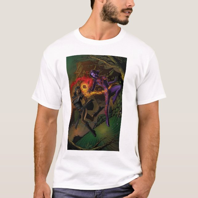 T-shirt Sukothai contre la grande sorcière mauvaise (Devant)