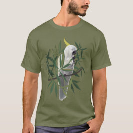 T-shirt Sulphur-Crested Cockatoo in Tree Illustration