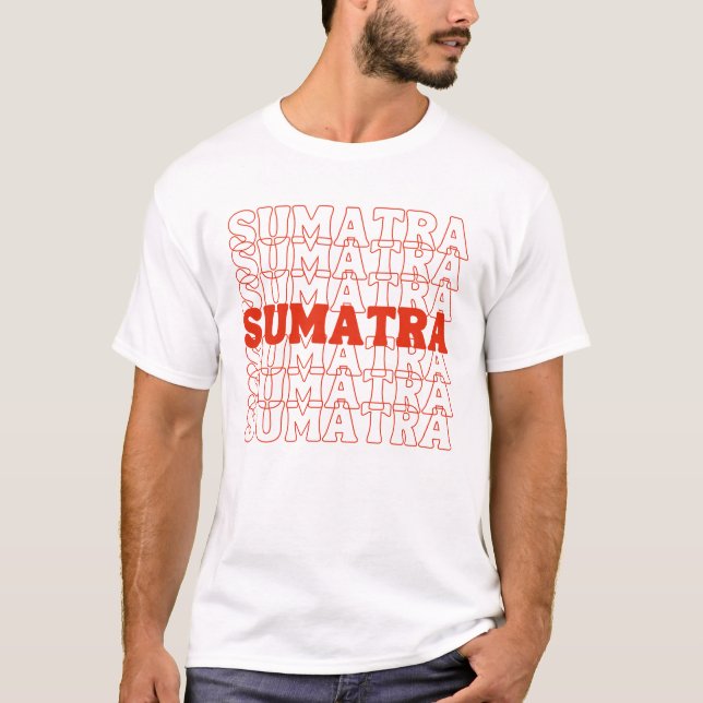 T-shirt Sumatra, Indonésie (Devant)