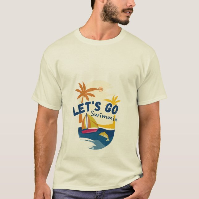 T-shirt Summer beach tee (Devant)