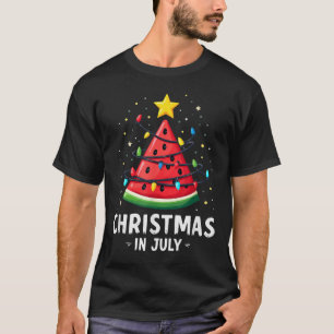 T-shirt Summer Beach Vacances Noël En Juillet Watermelon
