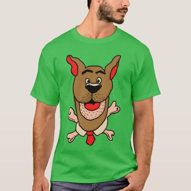 T-shirt Summer Chien famille rétro (Devant)