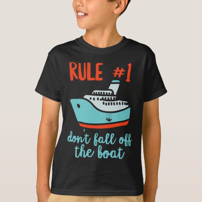 T-shirt Summer Cruising Ship 2022 Trip Fun Ne tombez pas (Devant)
