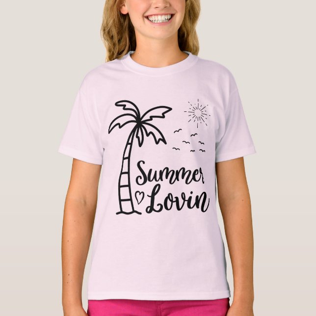 T-shirt Summer Lovin’ Beach Vibes (Devant)