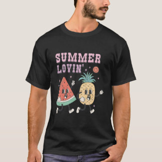 T-shirt Summer Loving Watermelon And Eapple Coon