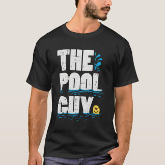T-shirt Summer Pool Guy Cadeaux Funny Piscine Garçon