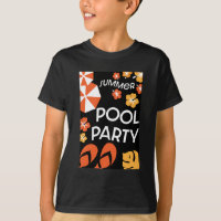 T-Shirt Summer Pool Parties