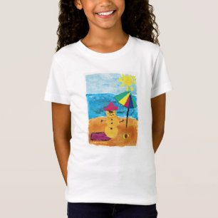 T-Shirt Summer Snowman - Kids Art pour CHOC