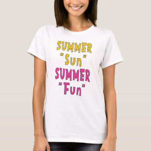 T-shirt Summer Sun Summer Fun