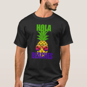 T-shirt Summer Vacay Beach Lunettes de soleil Cruise Hola