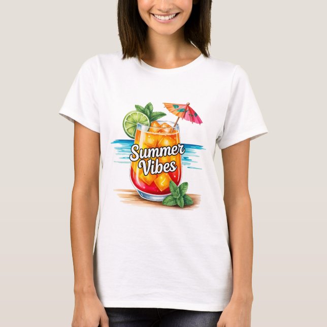 T-shirt Summer Vibes  (Devant)