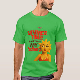 T-shirt Summer Vibes: Radiate Your Glow!