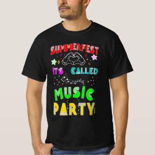 T-shirt Summerfest s'appelle Music Party