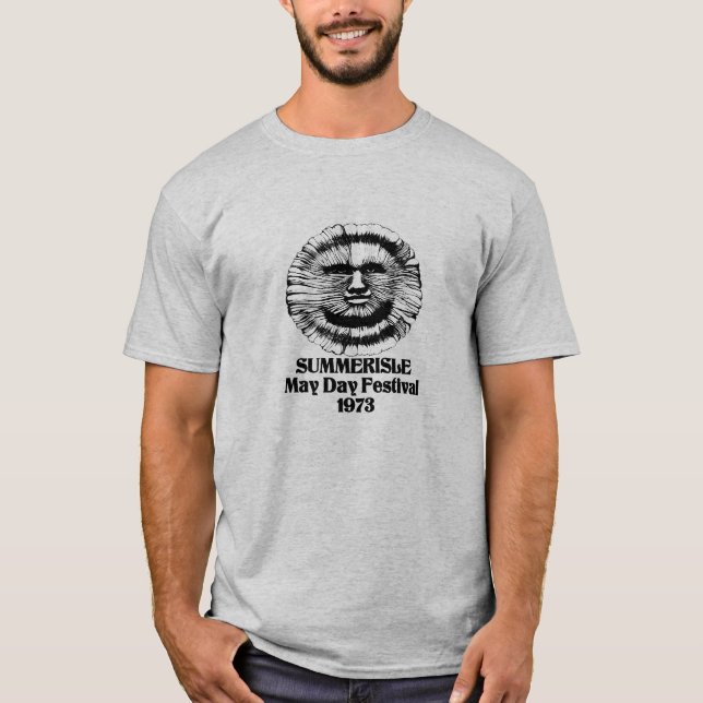 T-shirt Summerisle peut le festival 1973 de jour (Devant)