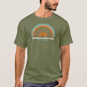T-shirt Summersville Lake West Virginie Arc-en-ciel
