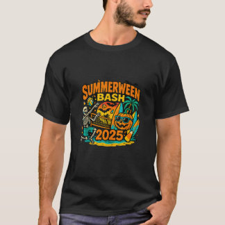 T-shirt SummerWeen Bash 2025 Skeleton Beach Party Hallowee