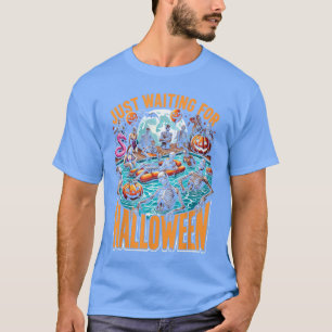 T-shirt Summerween Halloween Été Juste à attendre Hallo
