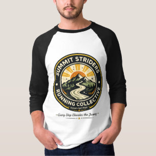 T-shirt Summit Striders Vintage Trail Running Badge T-shir
