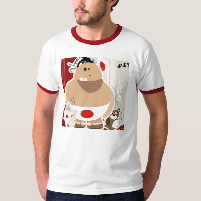 T-shirt Sumo heureuse (Devant)