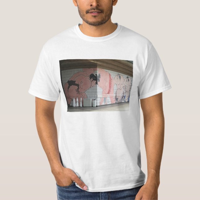 T-shirt Sumo Mural Art (Devant)