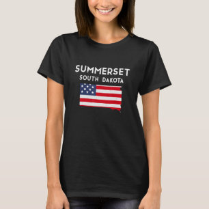 T-shirt Sumset South Dakota USA State America Travel So