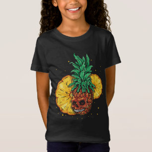 T-Shirt Sun Beach 2022 Skeleton Pineapple Fruit Tropical S