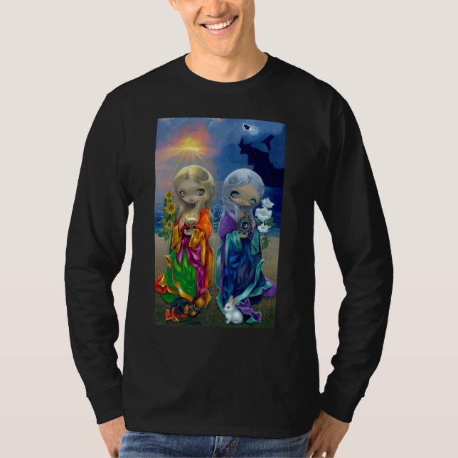 T-shirt Sun Child and Moon Child (Devant)