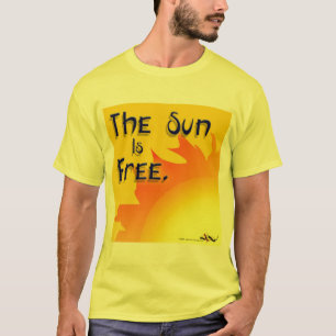 T-shirt Sun est pièce en t libre