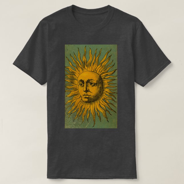 T-shirt Sun Tarot vintage (Design devant)