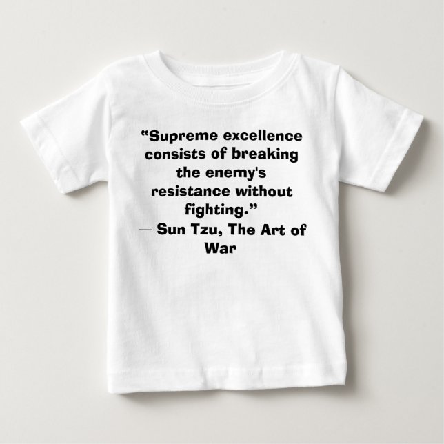 T-shirt Sun Tzu Art of War Baby Winner (Devant)