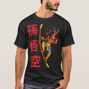 T-shirt Sun Wukong Monkey King Chinois Mythologie Dieu