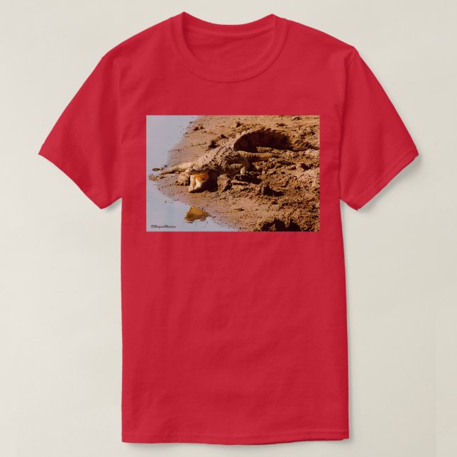 T-shirt SUNCATCHER LE NILE CROCODILE Crocodylus nilot (Design devant)