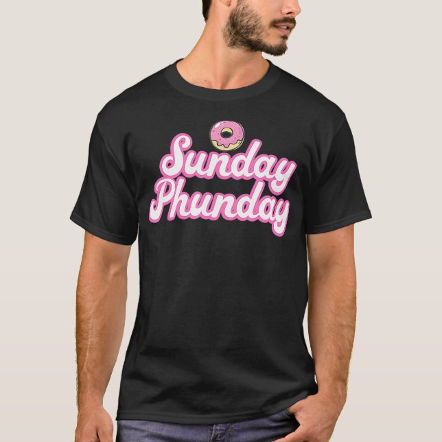 T-shirt Sunday Phunday Phish Donuts   Funny Donut Lover (Devant)
