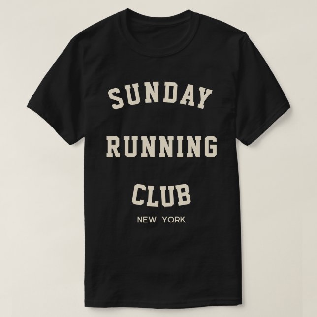 T-shirt Sunday Running club Matching Group (Design devant)