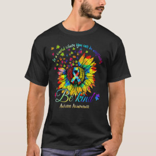 T-shirt Sunflower Be Kind Puzzle Support Sensibilisation s