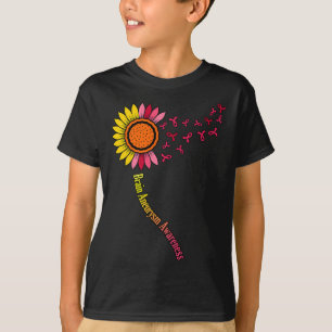 T-shirt Sunflower Cerveau Aneurysme Mois de sensibilisatio