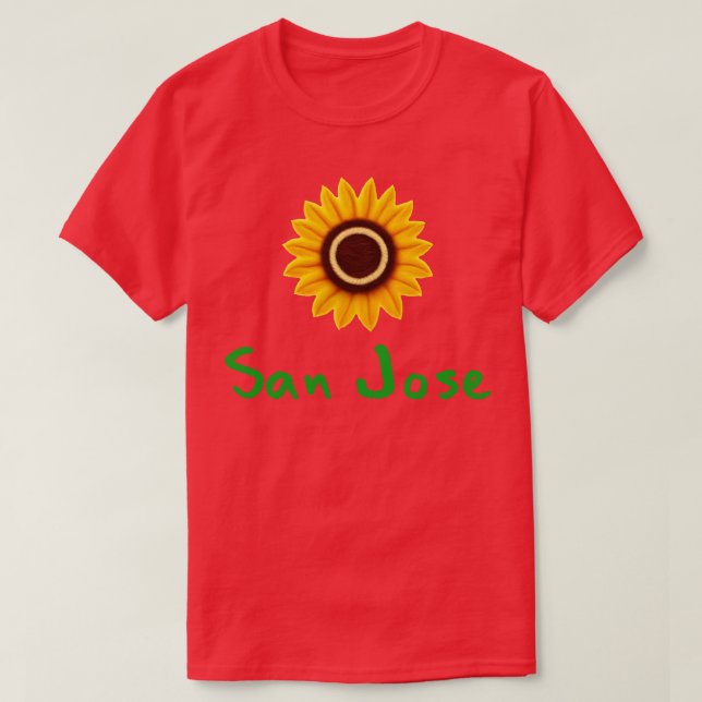 T-shirt Sunflower de San Jose (Design devant)
