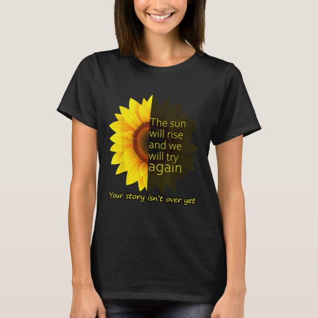 T-shirt Sunflower Hope  (Devant)