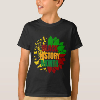 T-shirt sunflower juneteenth african black freedom 1865