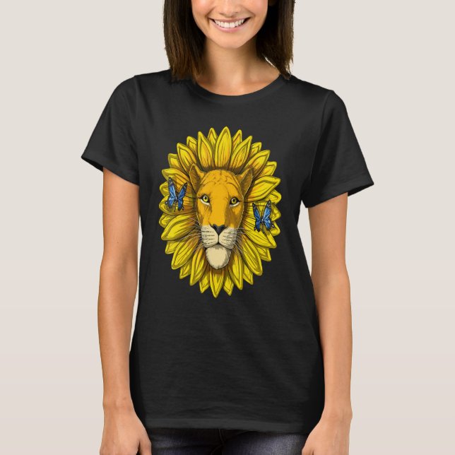 T-shirt Sunflower Lion  I'm A Child Of God (Devant)