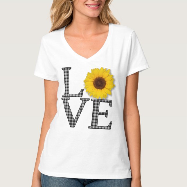 T-shirt Sunflower Love (Devant)