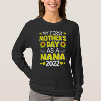 T-shirt Sunflower Ma première fête des mères en tant que m