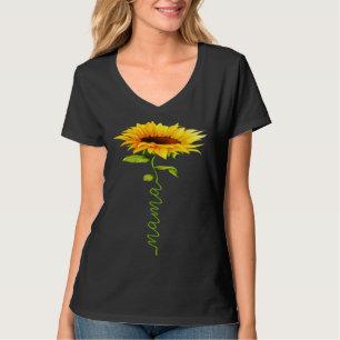 T-shirt Sunflower Mama Fête des Mères Floral Drôle Corresp