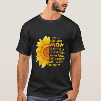 T-shirt Sunflower Maman Belle Ray Of Freaking Sunshine