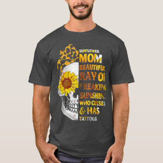 T-shirt Sunflower Maman Belle Ray Of Freaking Sunshine