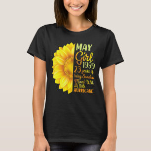 T-shirt Sunflower May Girl 1999 23 Ans De Sunshine