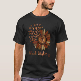 T-shirt Sunflower Melanin Afrique-Amérique Noire M