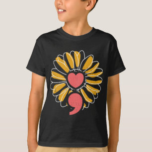 T-shirt Sunflower Santé mentale Force Espoir Solidarité