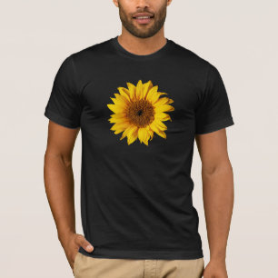 T-shirt Sunflower Yellow on Black