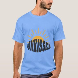 T-shirt Sunkissed Summer Sea Beach Sunset Retro